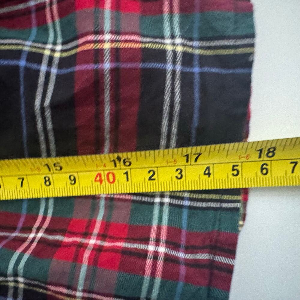 Ralph Lauren Girls Red Tartan Plaid Dress Size 12 Months Patchwork Holiday - Picture 8 of 8